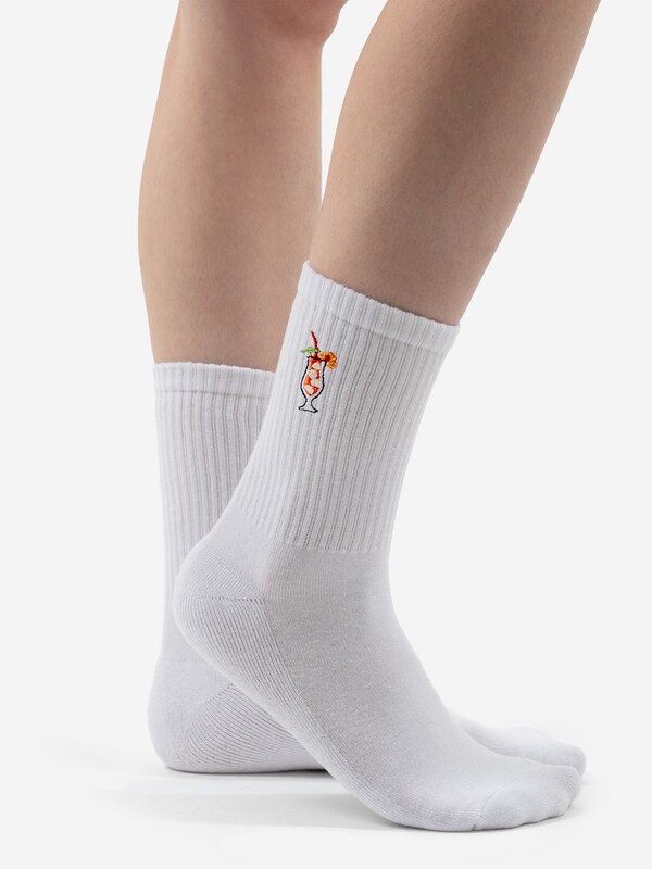 Occulto Occulto Socken 'Robin' in Weiß Black Friday