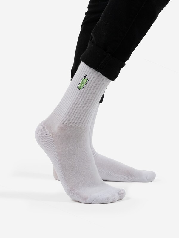 Occulto Occulto Socken 'Robin' in Weiß Black Friday