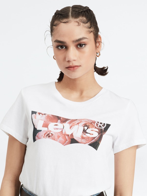 LEVI'S ® LEVI'S ® T-Shirt 'The Perfect' in Weiß Super Rabatt