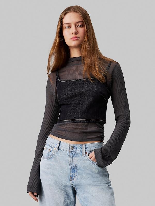 Calvin Klein Jeans Calvin Klein Jeans Pullover in Schwarz Speichern exportieren