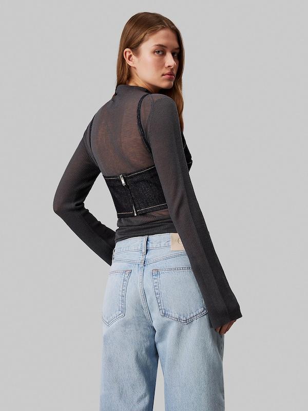 Calvin Klein Jeans Calvin Klein Jeans Pullover in Schwarz Speichern exportieren