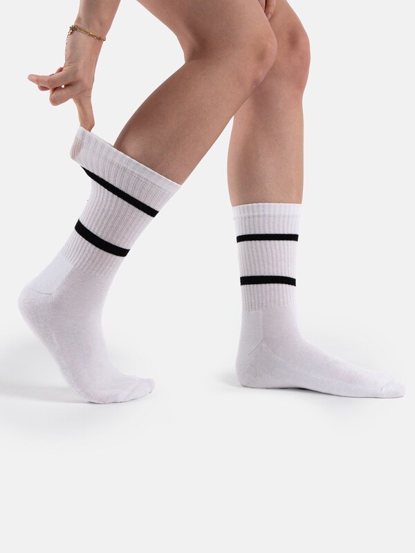 Occulto Occulto Socken 'Leo' in Weiß Auslauf