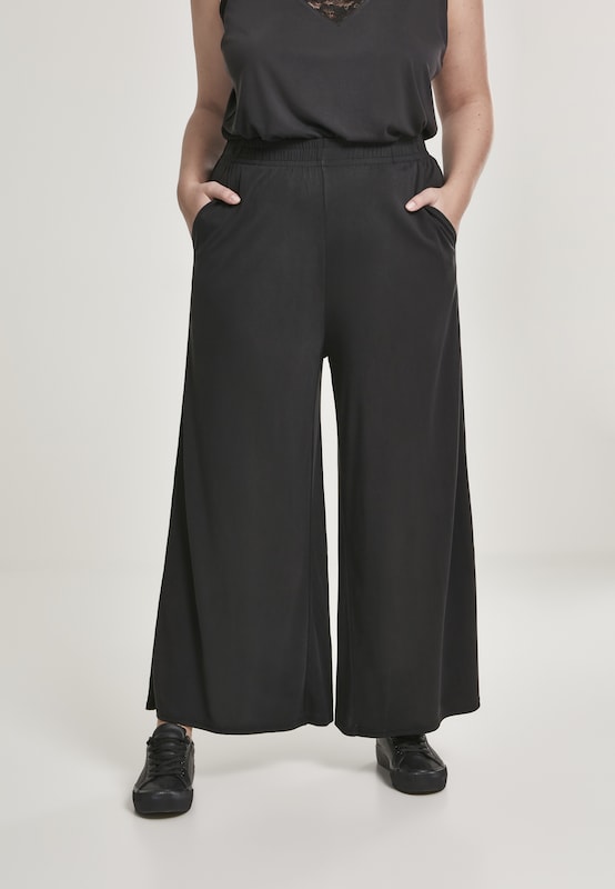 Urban Classics Urban Classics Wide Leg Hose in Schwarz Angebote