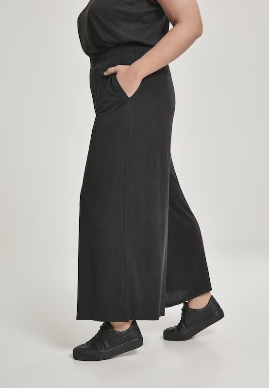 Urban Classics Urban Classics Wide Leg Hose in Schwarz Angebote