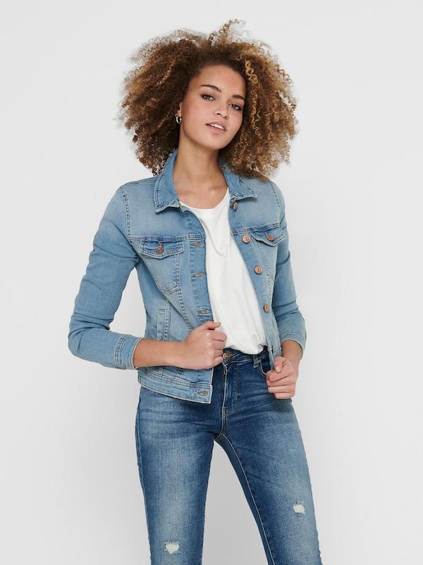 ONLY ONLY Jacke 'ONLTia' in Blue Denim Lagerräumung