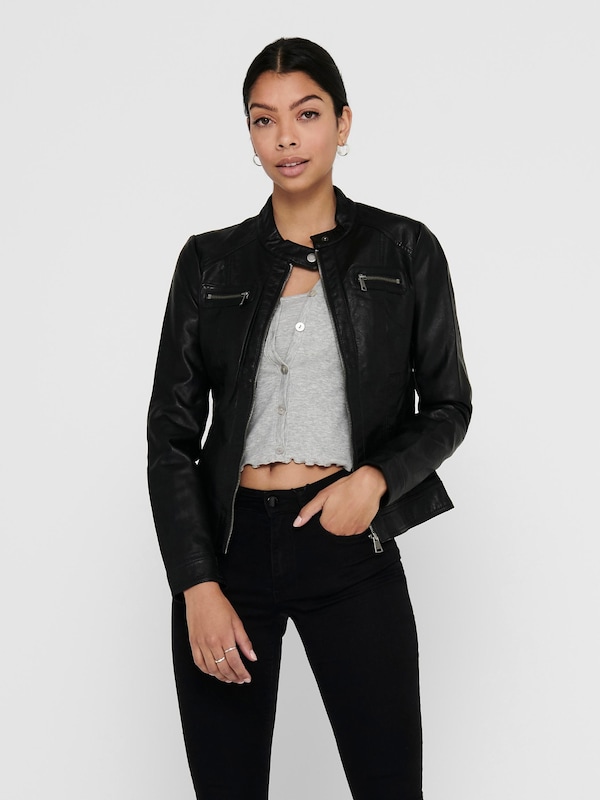ONLY ONLY Übergangsjacke 'Bandit' in Schwarz Online Outlet