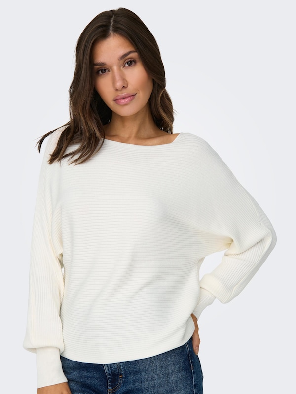 ONLY ONLY Pullover 'Adaline' in Weiß Blitzangebot