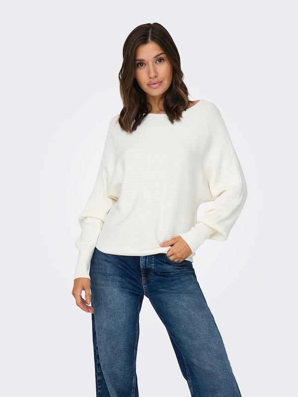 ONLY ONLY Pullover 'Adaline' in Weiß Blitzangebot