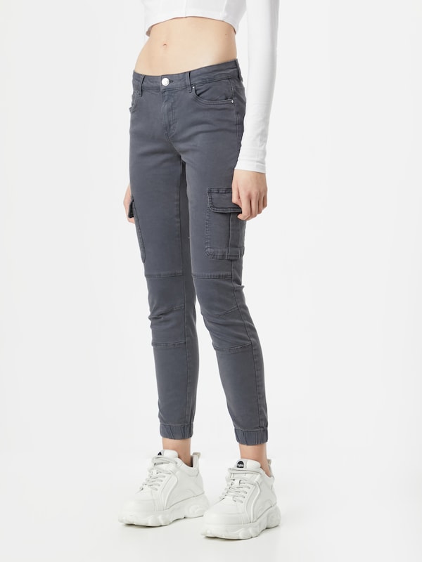 ONLY ONLY Slimfit Hose 'MISSOURI' in Grau Kauf eins, bekomm eins gratis