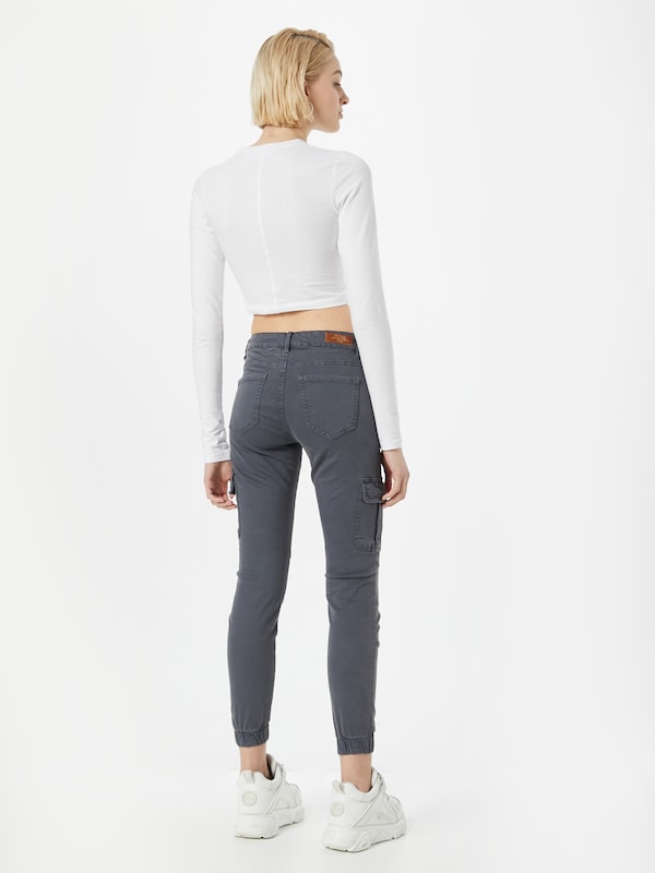 ONLY ONLY Slimfit Hose 'MISSOURI' in Grau Kauf eins, bekomm eins gratis
