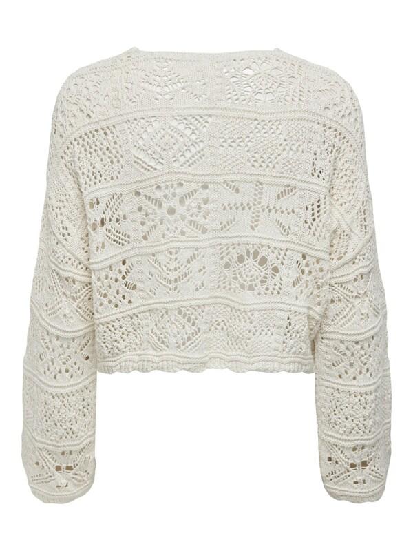 ONLY ONLY Strickjacke 'ONLBeach' in Offwhite VIP-Rabatte