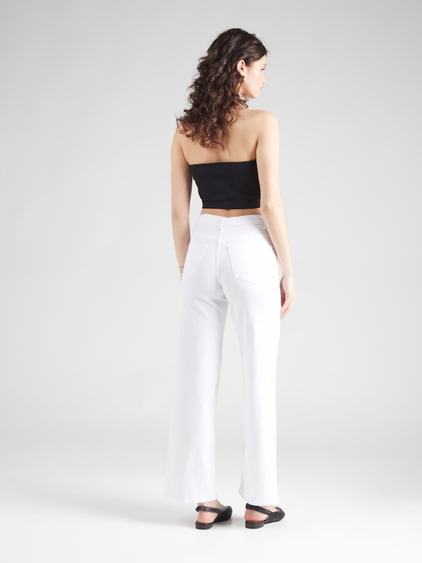 ONLY ONLY Wide Leg Jeans 'ONLMadison Blush' in White Denim Bis zu 65% Rabatt