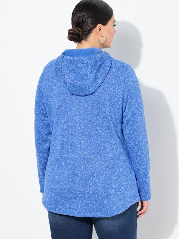 Ulla Popken Ulla Popken Fleecejacke in Blau Super Rabatt