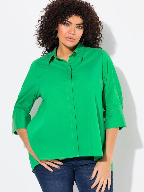 Ulla Popken Ulla Popken Bluse in Grün 50% Rabatt mit kostenlosem Versand