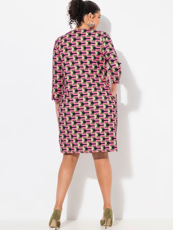 Ulla Popken Ulla Popken Kleid in Rosa Kostenloser Versand international