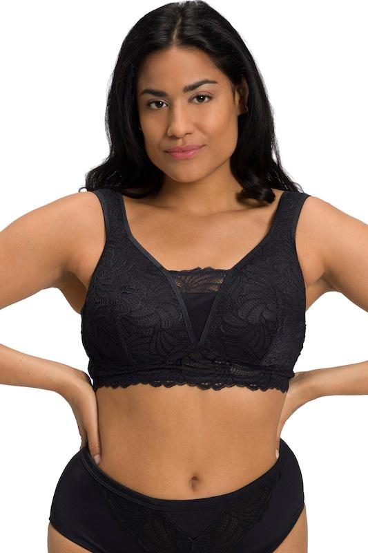 Ulla Popken Ulla Popken Bustier BH in Schwarz Rabatte dieses Monats