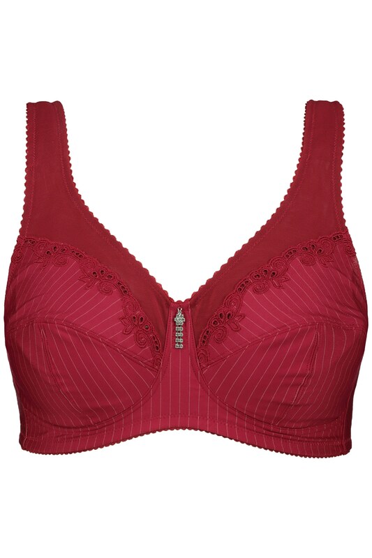 Ulla Popken Ulla Popken Minimizer BH 'Kelly' in Karminrot Angebote