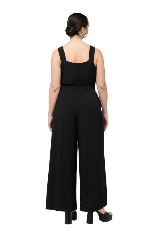Ulla Popken Ulla Popken Jumpsuit in Schwarz Günstiger Verkauf