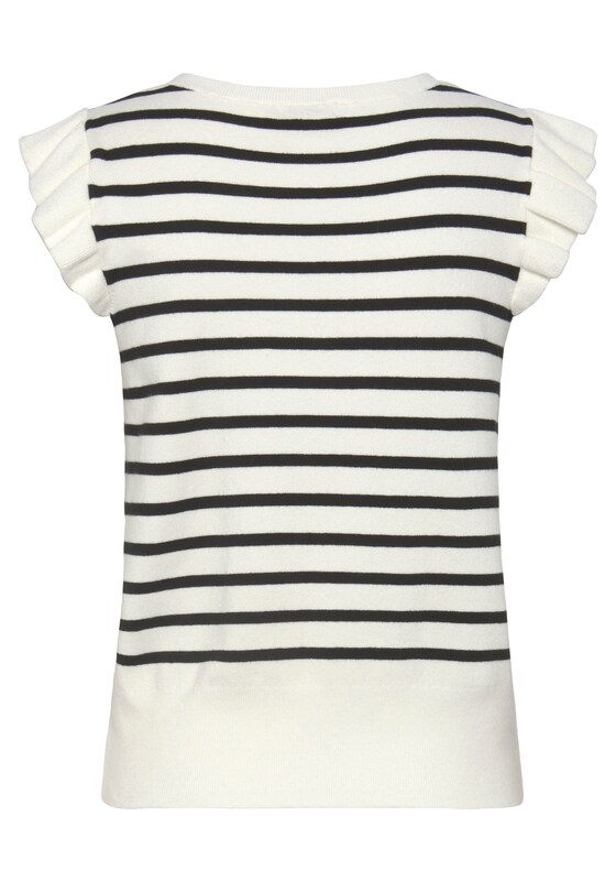 LASCANA LASCANA Pullover in Creme Flash Sale