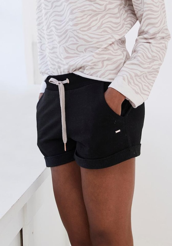 LASCANA LASCANA Shorts in Schwarz Saisonschlussverkauf