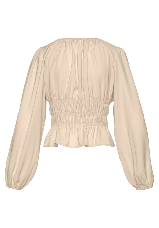 LASCANA LASCANA Bluse in Creme Vatertagsangebot