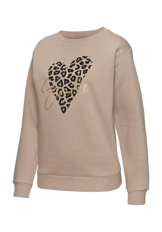 LASCANA LASCANA Sweatshirt in Beige Valentinstagsangebot