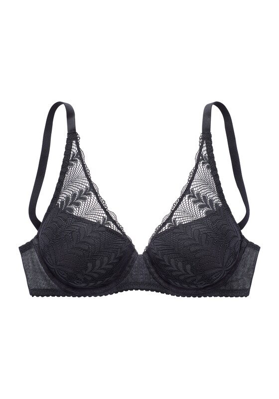 LASCANA LASCANA Triangel BH in Schwarz