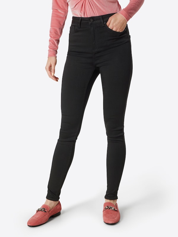 VERO MODA VERO MODA Skinny Jeans 'Sophia' in Black Denim Saisonale Angebote