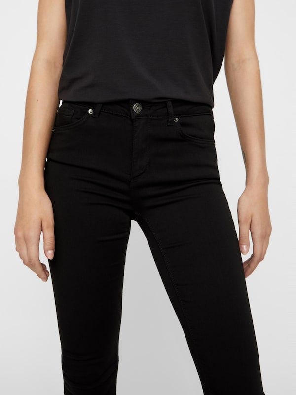 VERO MODA VERO MODA Skinny Jeans 'Lux' in Black Denim Sonderangebote