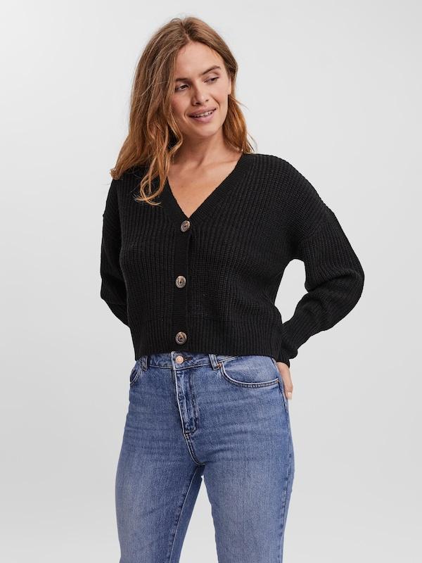 VERO MODA VERO MODA Strickjacke 'Lea' in Schwarz Riesige Ersparnisse