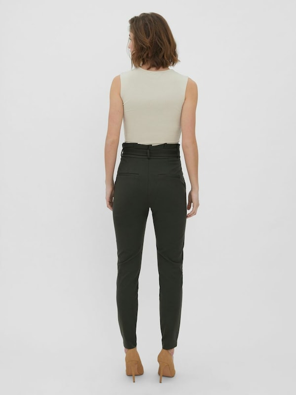 VERO MODA VERO MODA Slimfit Hose 'Eva' in Dunkelgrün Letzte 2 Tage
