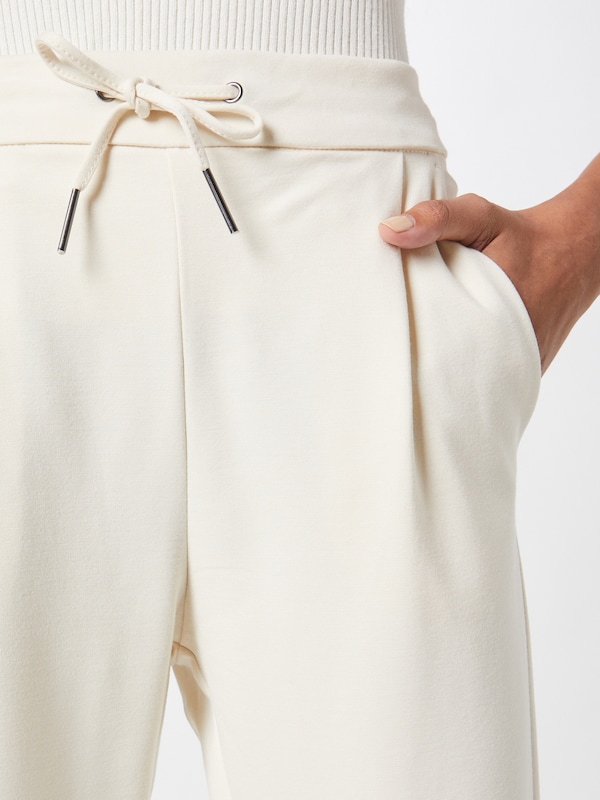 VERO MODA VERO MODA Tapered Hose 'Eva' in Wollweiß Letzter Tag