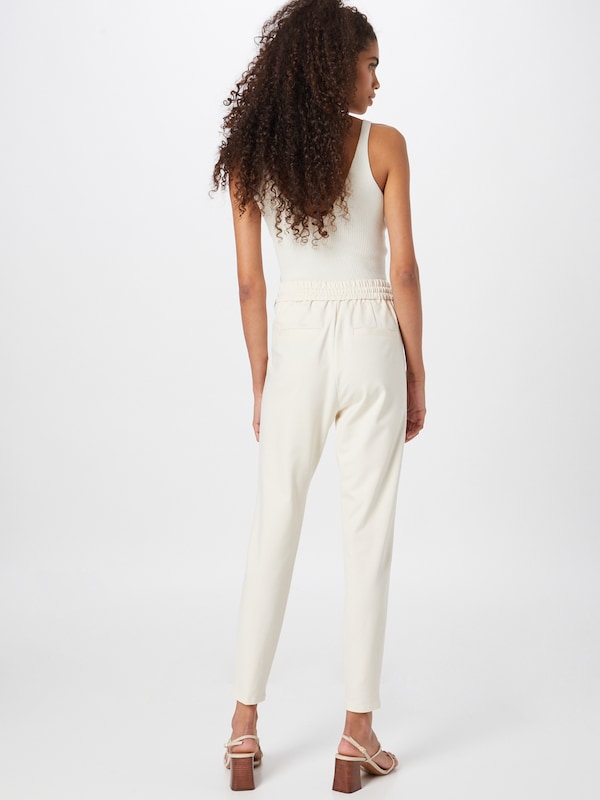 VERO MODA VERO MODA Tapered Hose 'Eva' in Wollweiß Letzter Tag