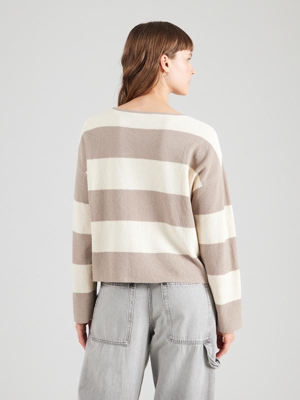 VERO MODA VERO MODA Pullover 'VMWANDA' in Taupe Bis zu 50% Rabatt
