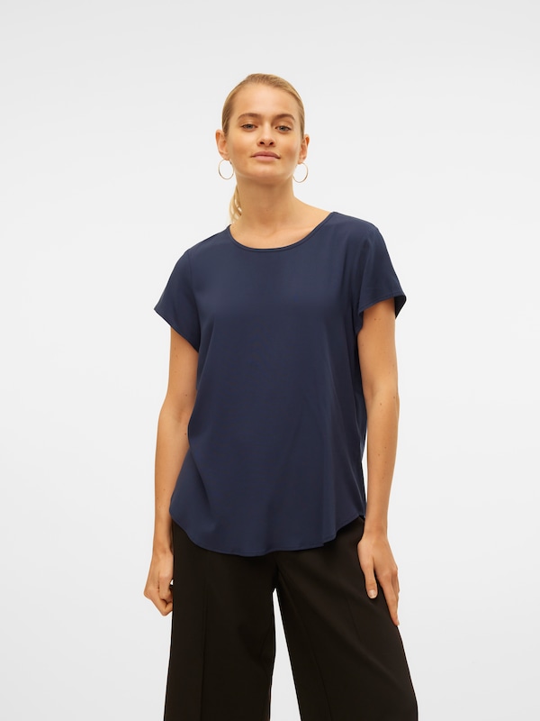 VERO MODA VERO MODA T-Shirt 'Bella' in Navy Vierteljährliche Förderung