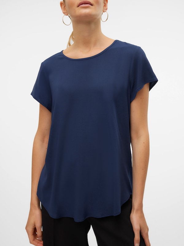 VERO MODA VERO MODA T-Shirt 'Bella' in Navy Vierteljährliche Förderung