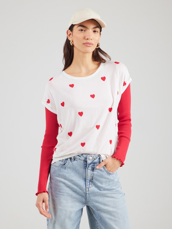 VERO MODA VERO MODA T-Shirt 'VMAVA' in Weiß Riesige Rabatte
