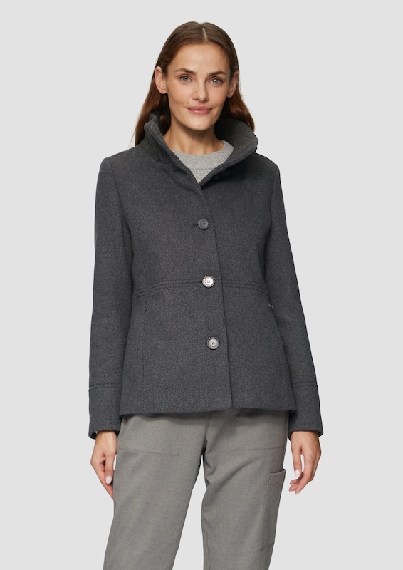 s.Oliver s.Oliver Übergangsjacke in Dunkelgrau Im Verkauf
