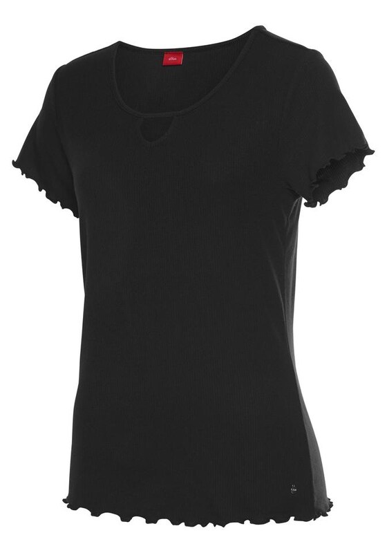 s.Oliver s.Oliver Schlafshirt in Schwarz Rabatte dieses Monats