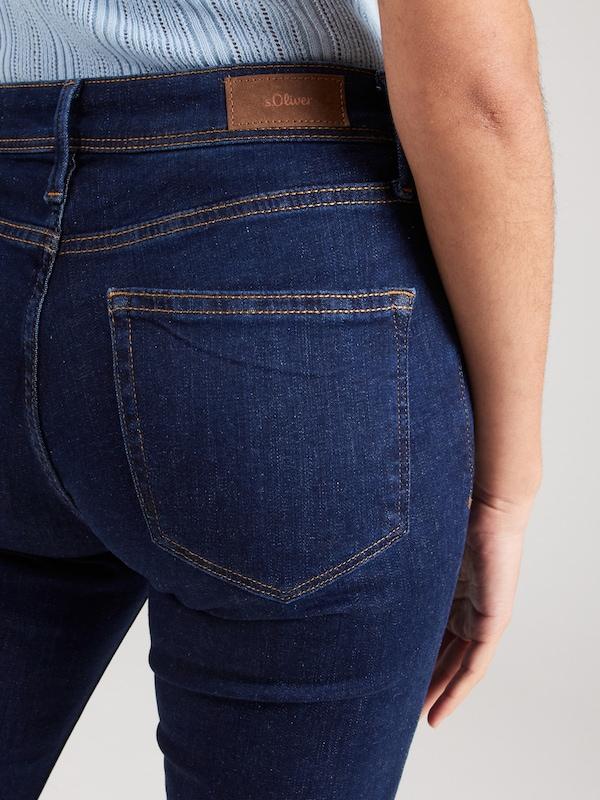 s.Oliver s.Oliver Slimfit Jeans 'Beverly' in Dunkelblau Meist gekauft