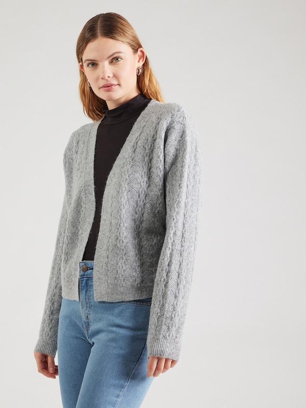 ABOUT YOU ABOUT YOU Strickjacke 'Pina' in Grau Cyber Monday