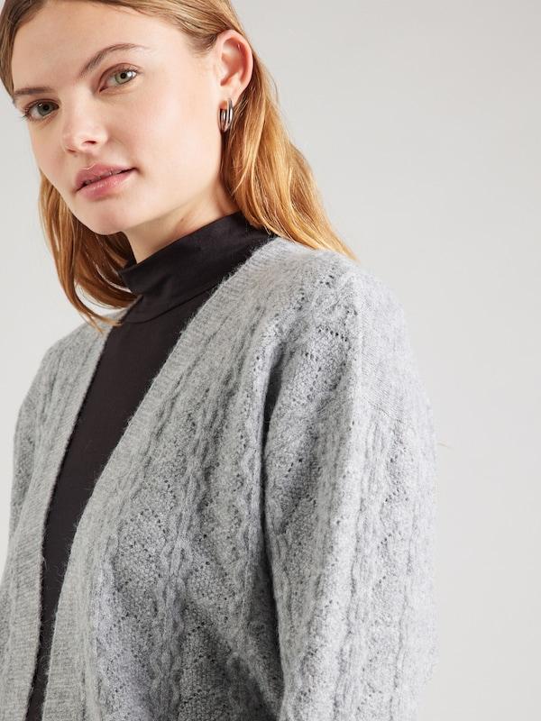 ABOUT YOU ABOUT YOU Strickjacke 'Pina' in Grau Cyber Monday