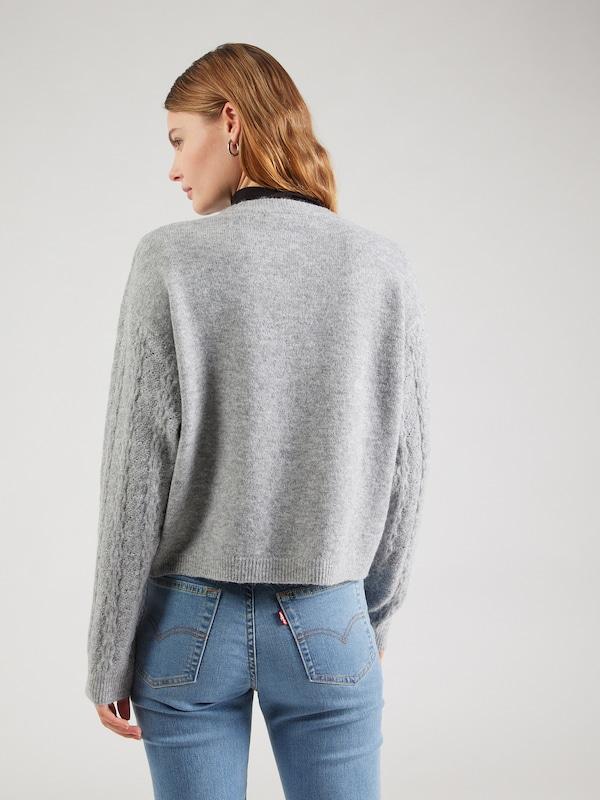 ABOUT YOU ABOUT YOU Strickjacke 'Pina' in Grau Cyber Monday