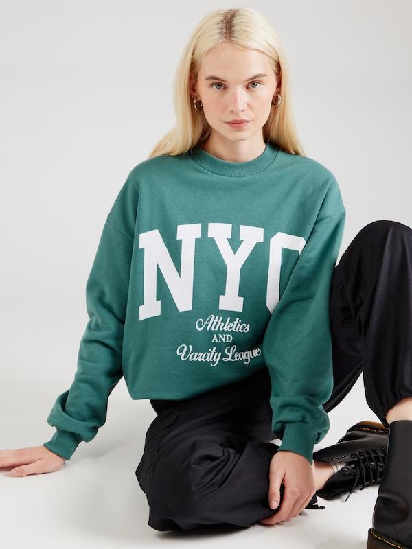 ABOUT YOU ABOUT YOU Sweatshirt 'Tabea' in Smaragd Valentinstagsangebot