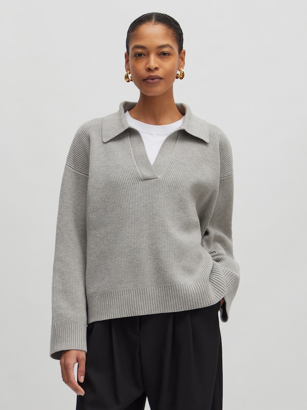 EDITED EDITED Pullover 'Taria' (GRS) in Graumeliert Tägliche Deals