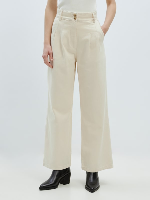 EDITED EDITED Wide Leg Jeans 'Ellis' (OCS) in Beige Riesige Ersparnisse