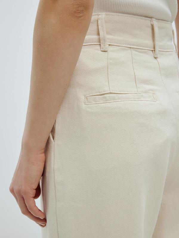 EDITED EDITED Wide Leg Jeans 'Ellis' (OCS) in Beige Riesige Ersparnisse