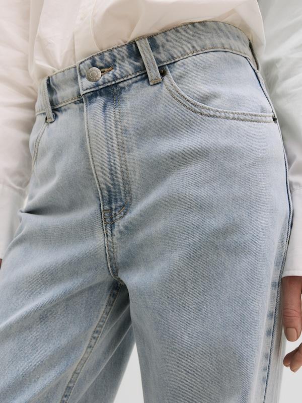EDITED EDITED Wide Leg Hose 'Maleah' (OCS) in Blue Denim Kostenlose Rückgabe