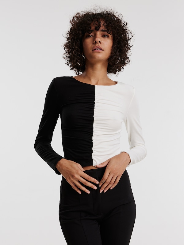 EDITED EDITED Shirt 'Karolina' in Schwarz Zeitbegrenzte Promotion