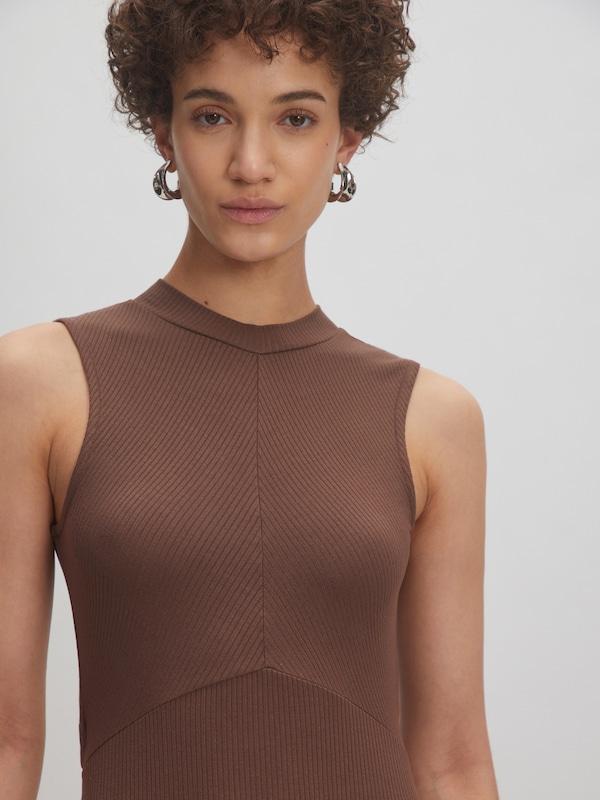 EDITED EDITED Kleid 'Talia' in Braun Bis zu 50% Rabatt